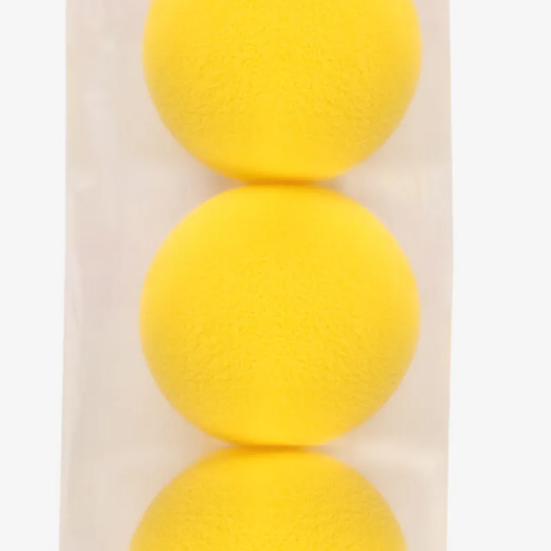 HEAD TIP Tennis Balls Felt Training Ball Training Ball 1 Bag/3 Balls Yellow-2