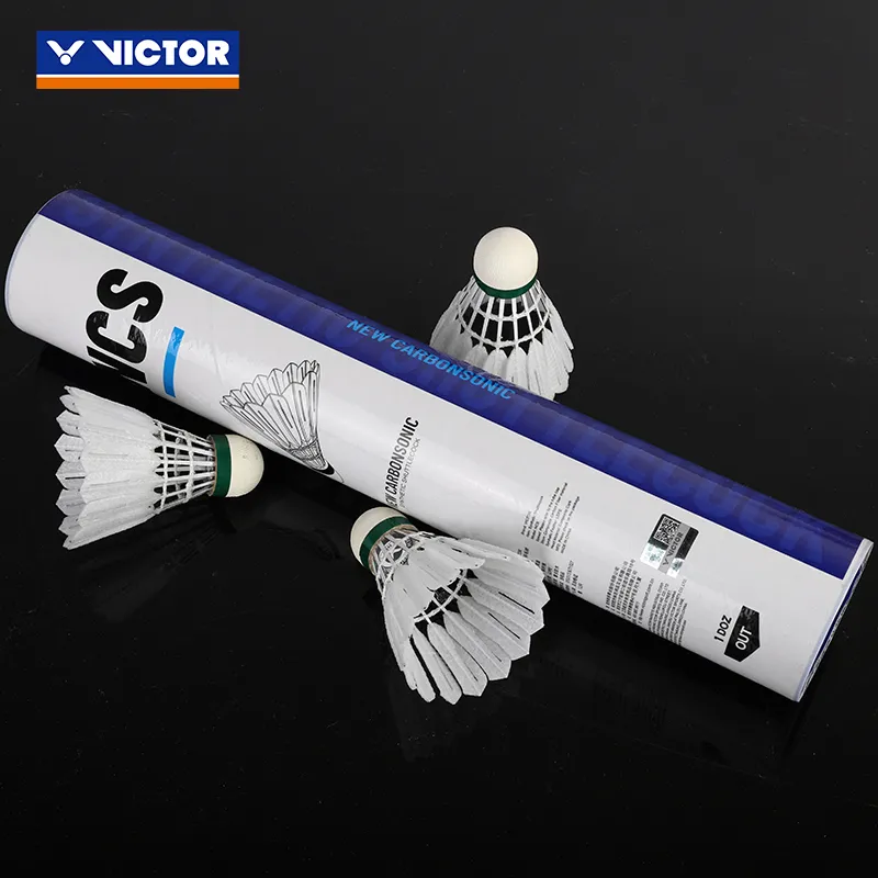VICTOR 12 Pack Faux Fur Suitable For High Altitude Area Shuttlecocks-2