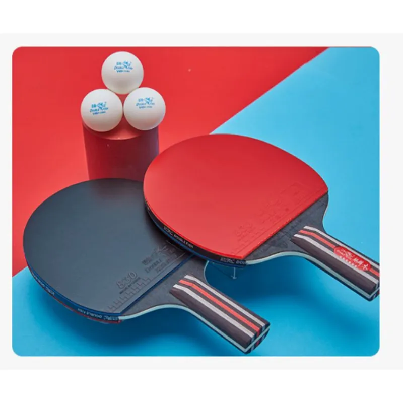 DOUBLEFISH Ping Pong Paddles Unisex All Wood-8