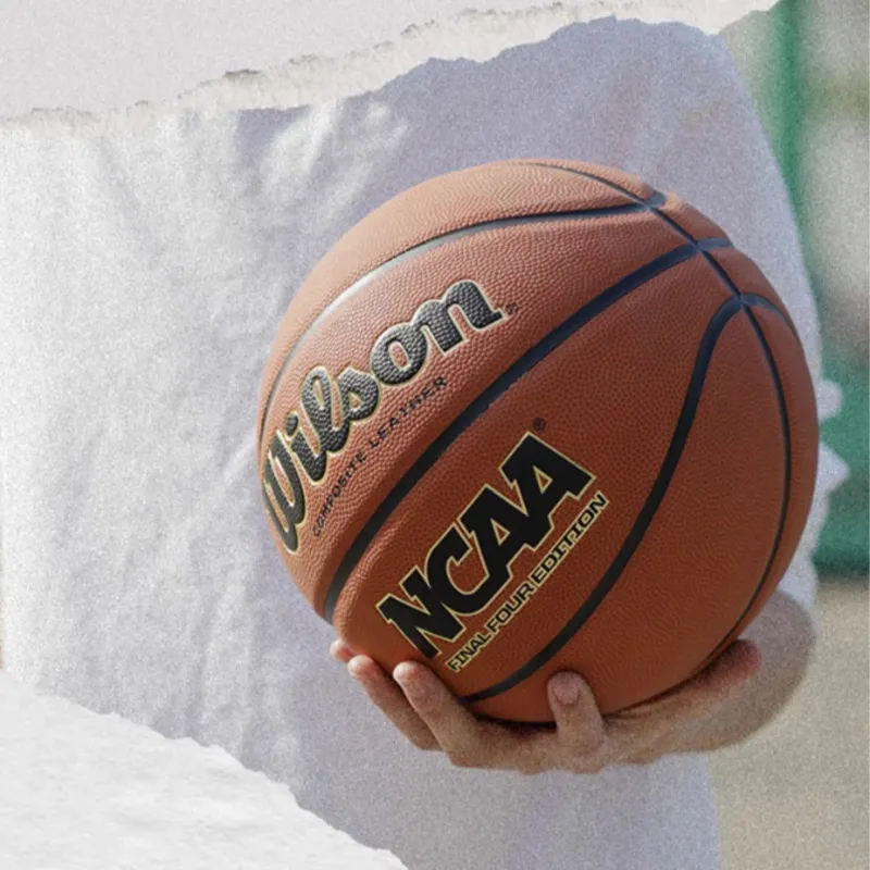 Wilson NCAA Collection WTB1233IB07CN PU Basketball Brown Size 7 Training Match Unisex-5