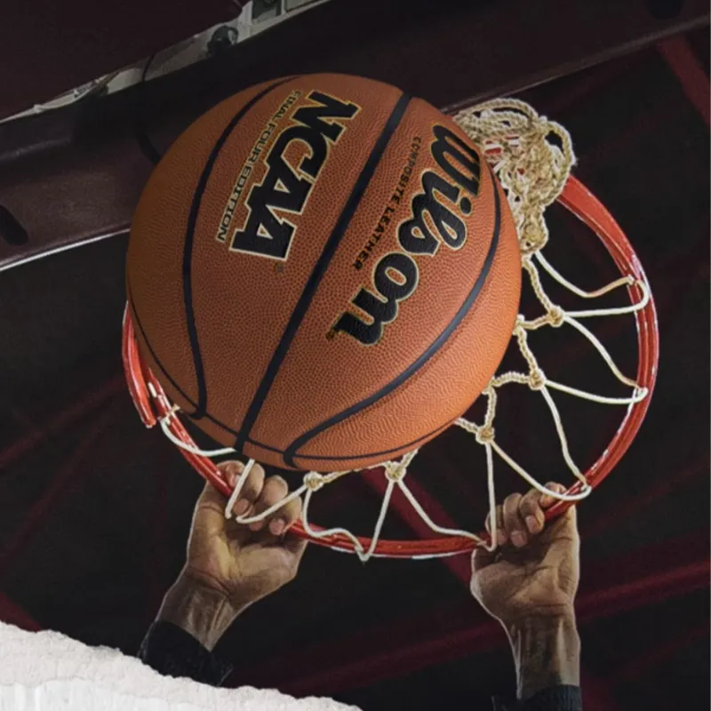 Wilson NCAA Collection WTB1233IB07CN PU Basketball Brown Size 7 Training Match Unisex-8
