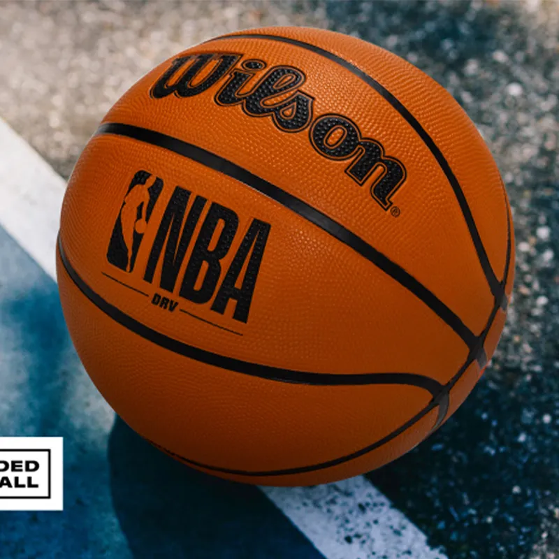 Wilson x NBA DRV Series Rubber Basketball Brown Size 7 Ball Training-7