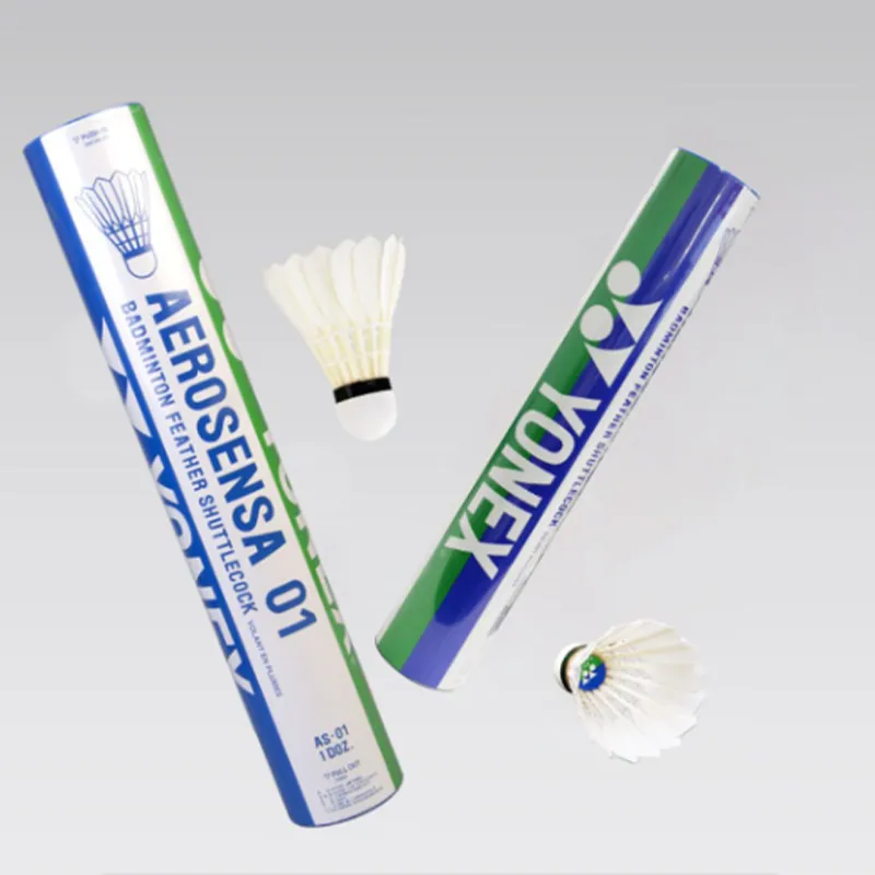 YONEX Aerosensa Collection AS 01CR Duck Feather Shuttlecock 12 Pack CiGu Duck Feather Training Shuttlecocks-9