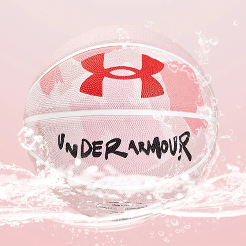Under Armour Rubber Basketball Sky Pink Size 7 Training Competition Unisex-6