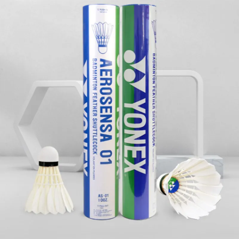 YONEX Aerosensa Collection AS 01CR Duck Feather Shuttlecock 12 Pack CiGu Duck Feather Training Shuttlecocks-8