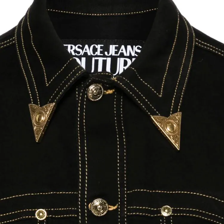 VERSACE JEANS COUTURE V Emblem Denim Jacket-5