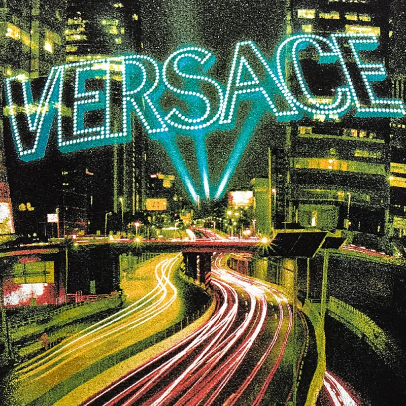 VERSACE City Graphic Printed Crewneck Sweatshirt-6