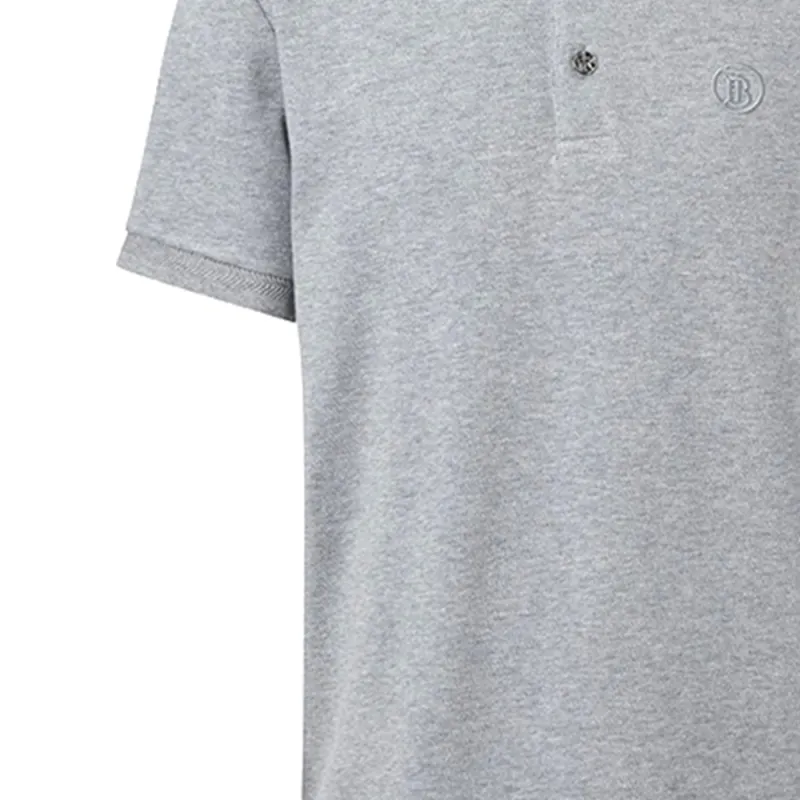 Burberry Polo Shirt Men's Light Gray-5