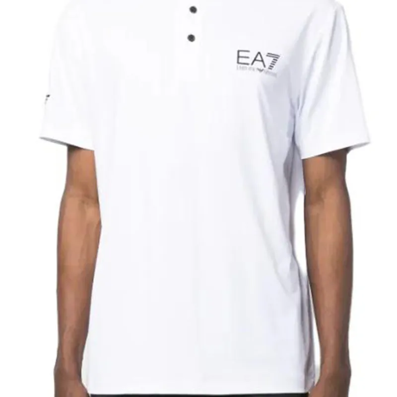 EMPORIO ARMANI EA7 SS23 Polo Shirt Men's White-6