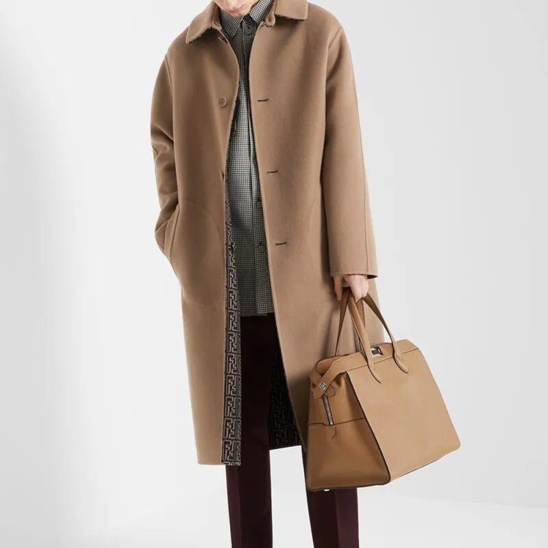 FENDI Oversized Reversible Trench Coat-4