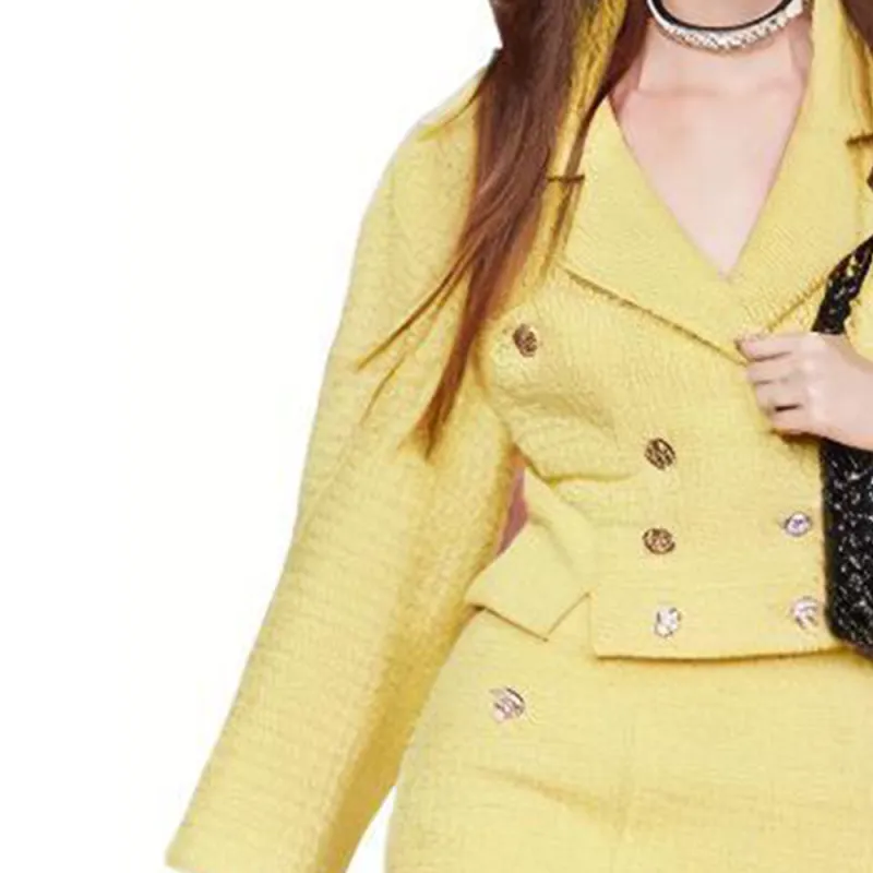 CHANEL SS22 Jackets Coats Women's Yellow-5