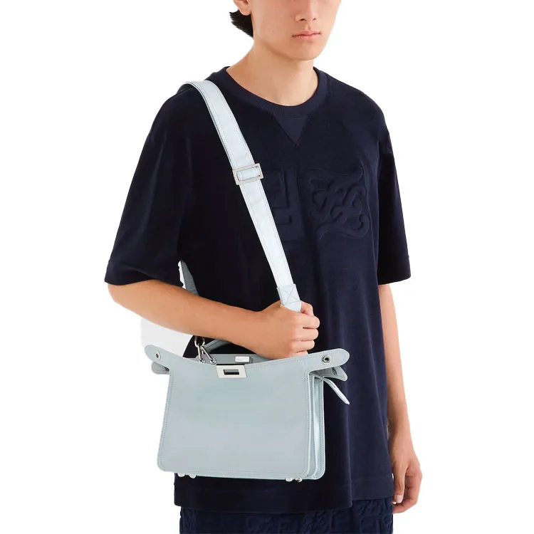 FENDI T Shirts Men Blue-2