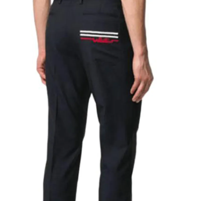Valentino SS21 Casual Pants Men's Dark Blue-5