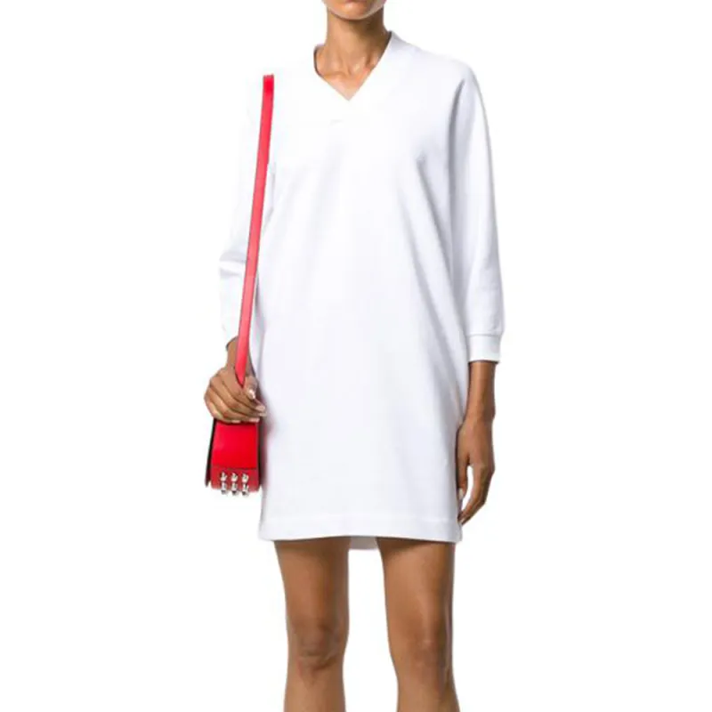 KENZO Long Sleeved Dresses Women's White-2