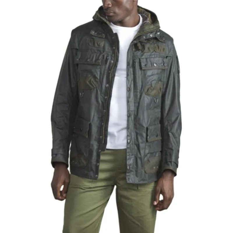 BARBOUR X To Ki To Button-Up Hooded Jacket-1