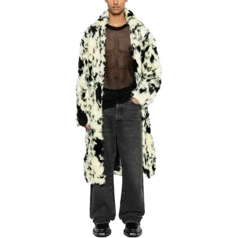 BLUEMARBLE Faux Fur Coat-1