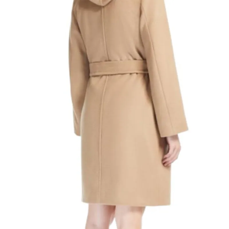MaxMara Studio Belted Hooded Coat-3