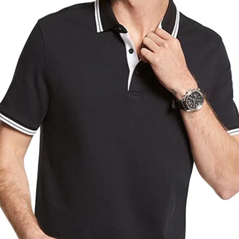 MICHAEL KORS Greenwich Cotton Polo Shirt-2