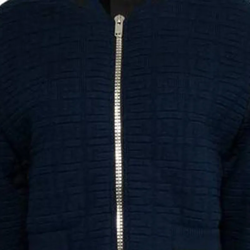 Givenchy 4G Cropped Bomber Jacket 'Dark Navy'-4