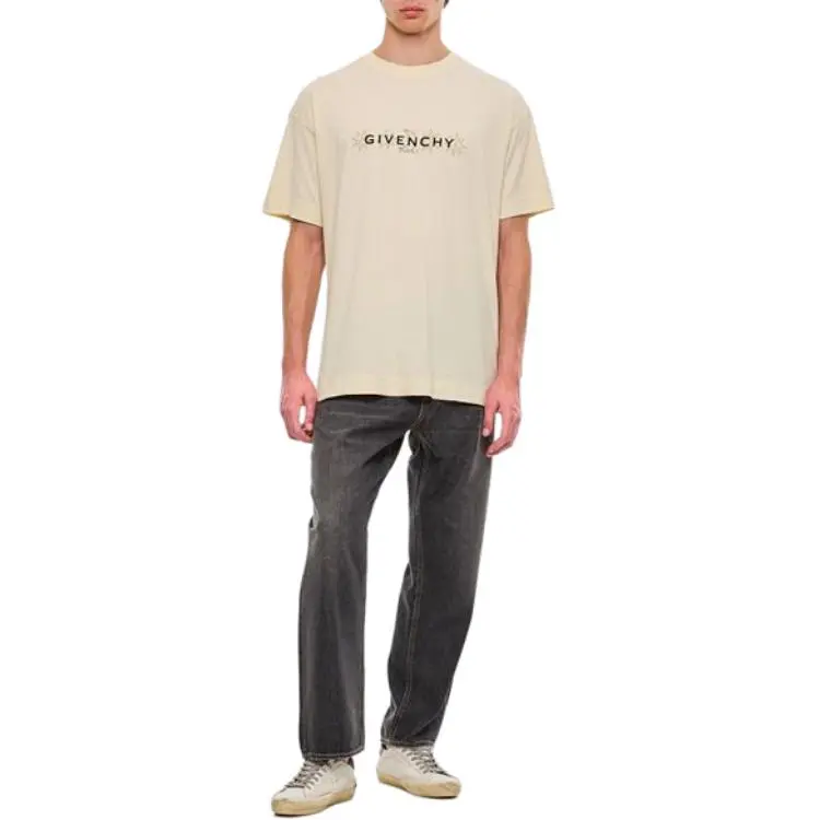 Givenchy T-Shirts Men Beige-2