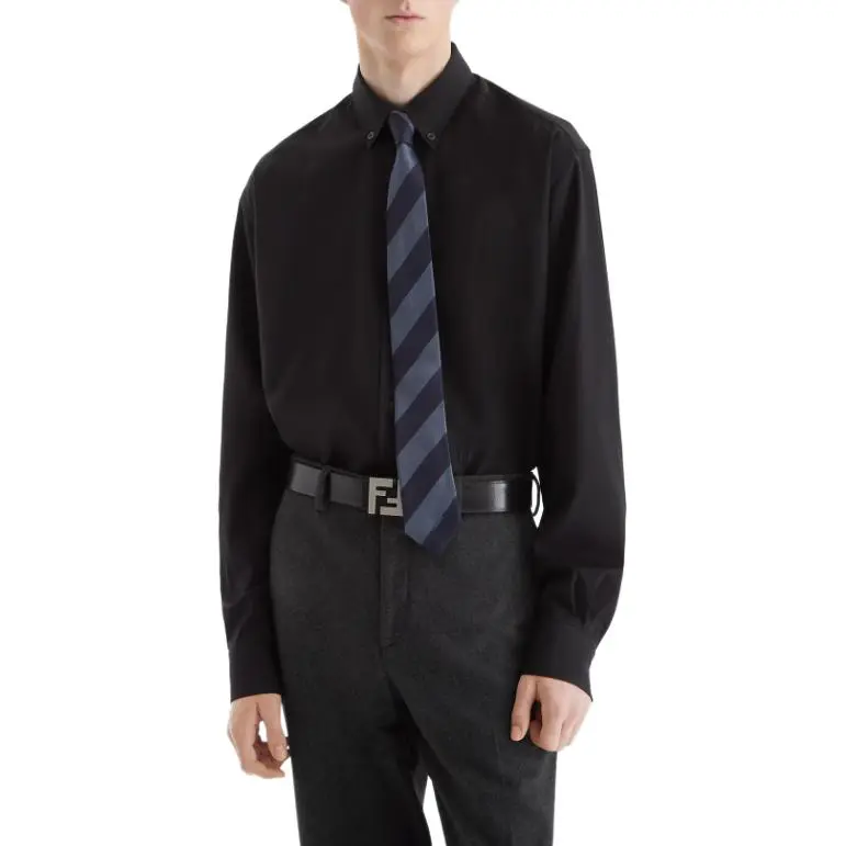 FENDI Long Sleeved Buttoned Shirt-2