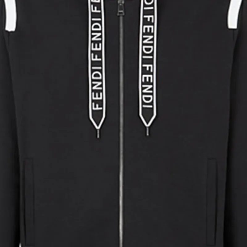 FENDI Jackets & Coats Men's Black-4