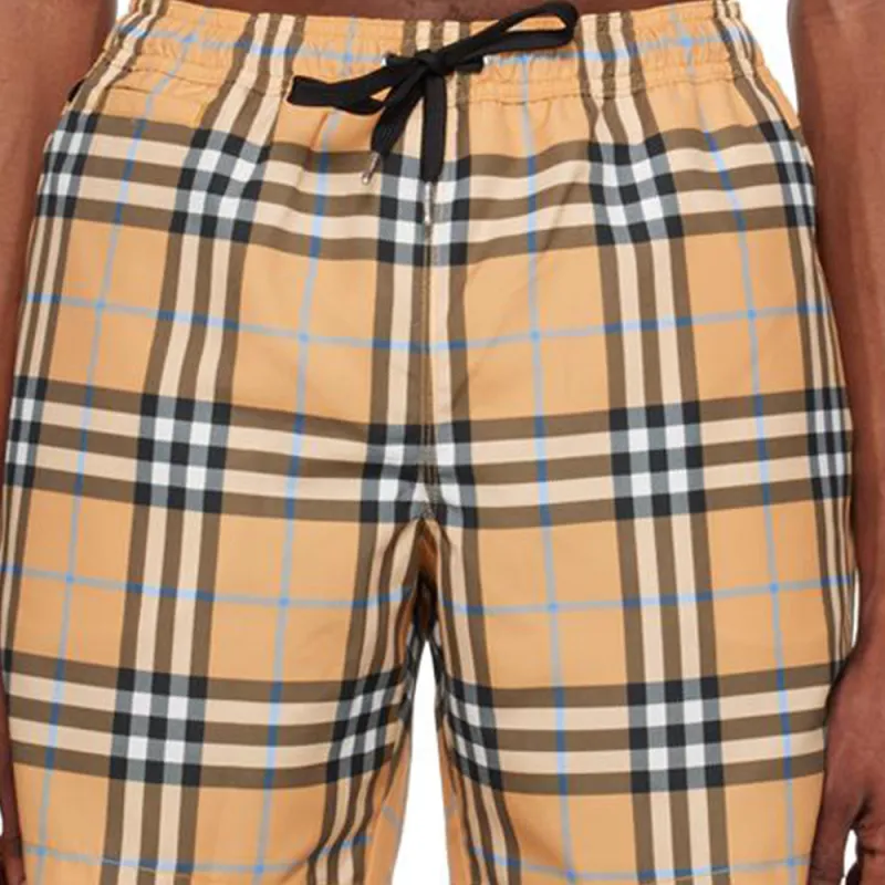 Burberry Swimming Shorts Men's Orange-4