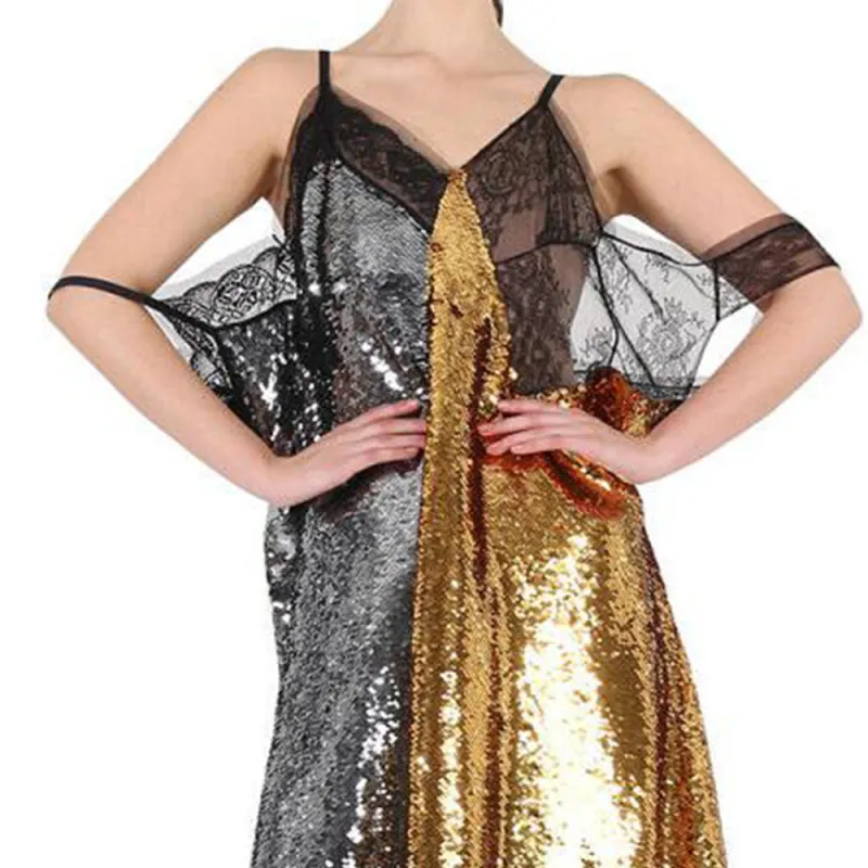 Burberry Slip Dresses Women's Gold-3