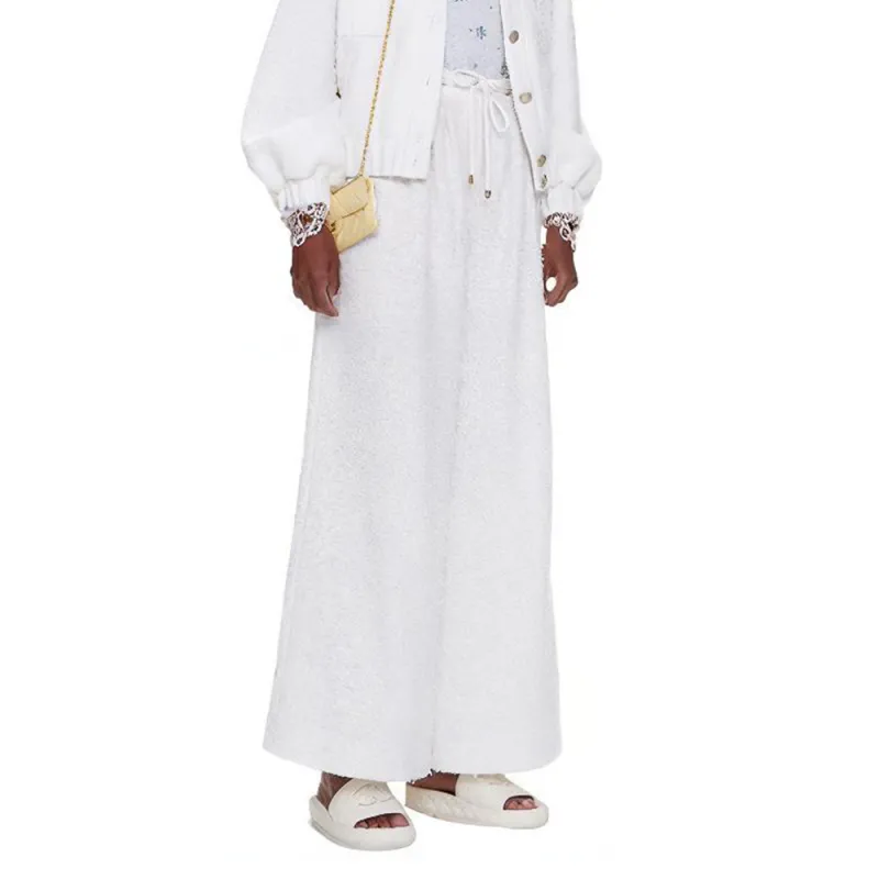 CHANEL Casual Pants Women's White-2