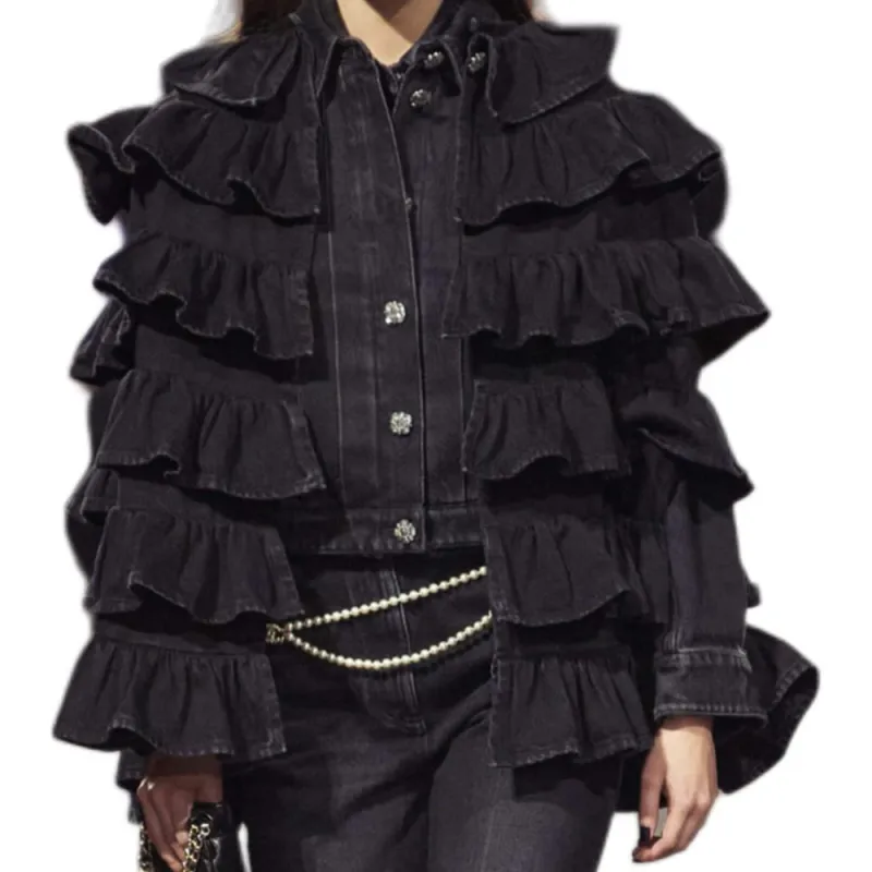 CHANEL 2023/24 Advanced Handcrafted Collection 24 Fall And Winter New Arrivals Tank Tops Women's Black-2