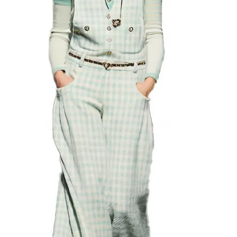 CHANEL Jumpsuits Women's Light Green-3