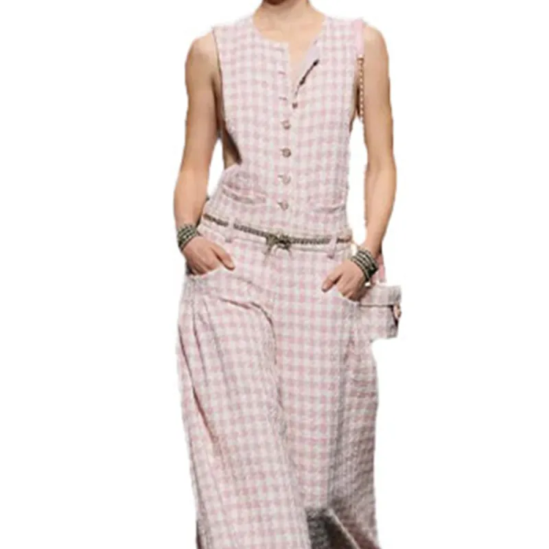 CHANEL Jumpsuits Women's Pink-1