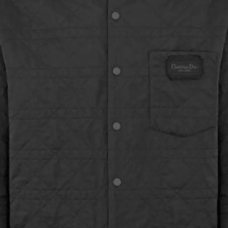 DIOR Cannage Quilted Overshirt-8