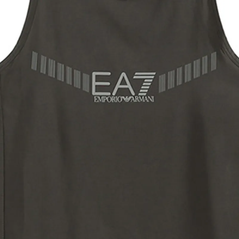 EMPORIO ARMANI EA7 SS23 Tank Top Men's Dark Gray Green-6