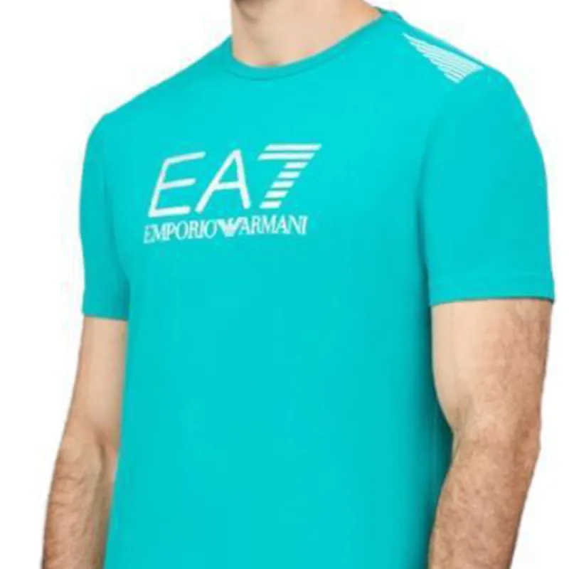 EMPORIO ARMANI T Shirt Men's Turquoise-3