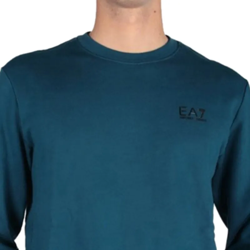 EMPORIO ARMANI EA7 Sweatshirt Men's Peacock Blue-1