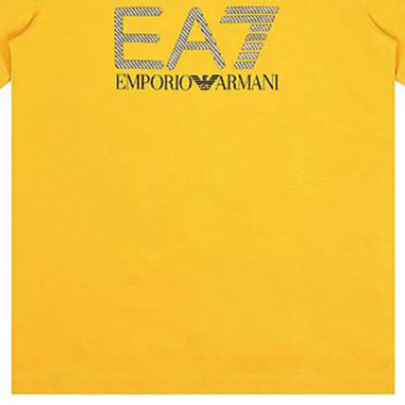 EMPORIO ARMANI EA7 T Shirts Men Yellow-2