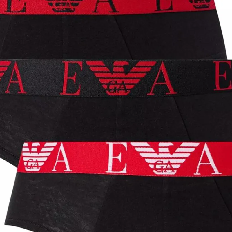 EMPORIO ARMANI Underpants Men's 3 Pack Black-3