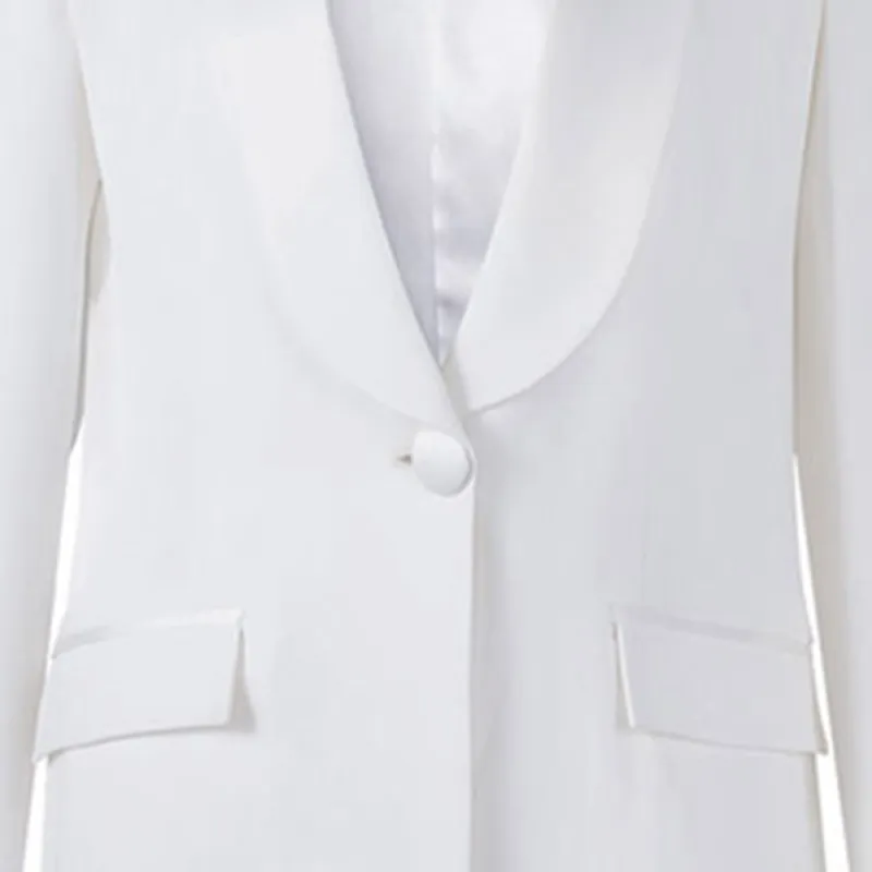 EMPORIO ARMANI Single breasted Blazer In Envers Satin-4