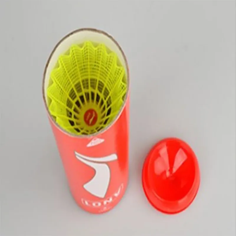 LiNing Nylon Shuttlecock 6 Pack Nylon Everyday Shuttlecocks-6