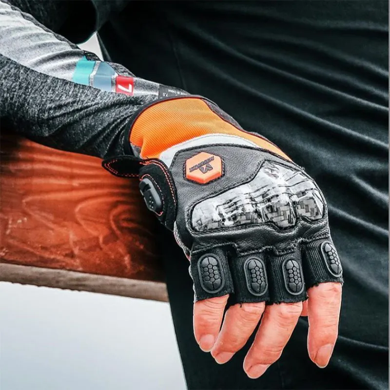 Ais Riding Equipment Cycling Glove Unisex Cow Leather-4