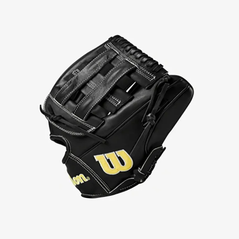 Wilson Baseball Gloves Pitching Glove Top Grain Cow Leather 11.5 Inches Unisex Black-3