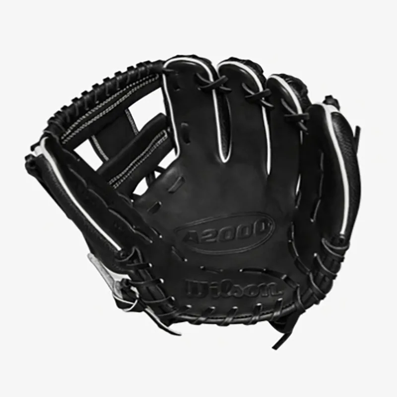 Wilson Baseball Gloves Pitching Glove Top Grain Cow Leather 11.5 Inches Unisex Black-4