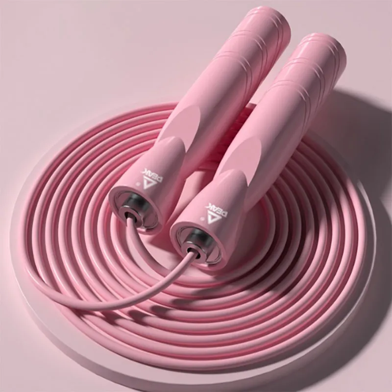 PEAK Fitness Training Non Countable Jump Ropes Adults, Teenagers PP Controller PVC Cord 2.8m-5