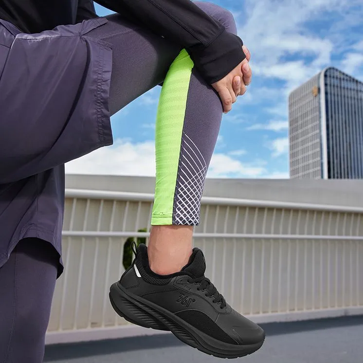 361° Anti Slip Wear Resistant Low Top Running Shoes Men's Obsidian Black-7