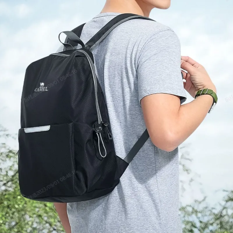 CAMEL Fabric Backpack Regular Unisex Multicolor-1