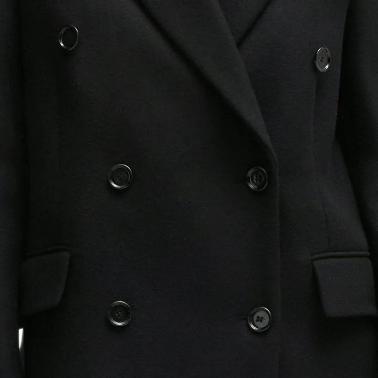 HUGO BOSS FW24 Coat Women's Black-5