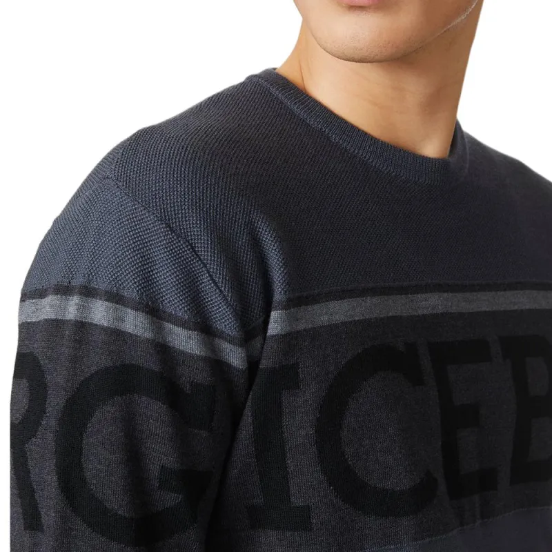 Iceberg Jacquard-logo Wool Sweater-4