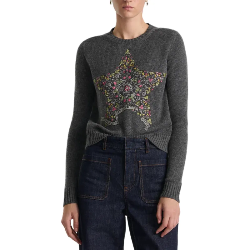 DIOR FW24 Cashmere Sweater Women's Gray-3