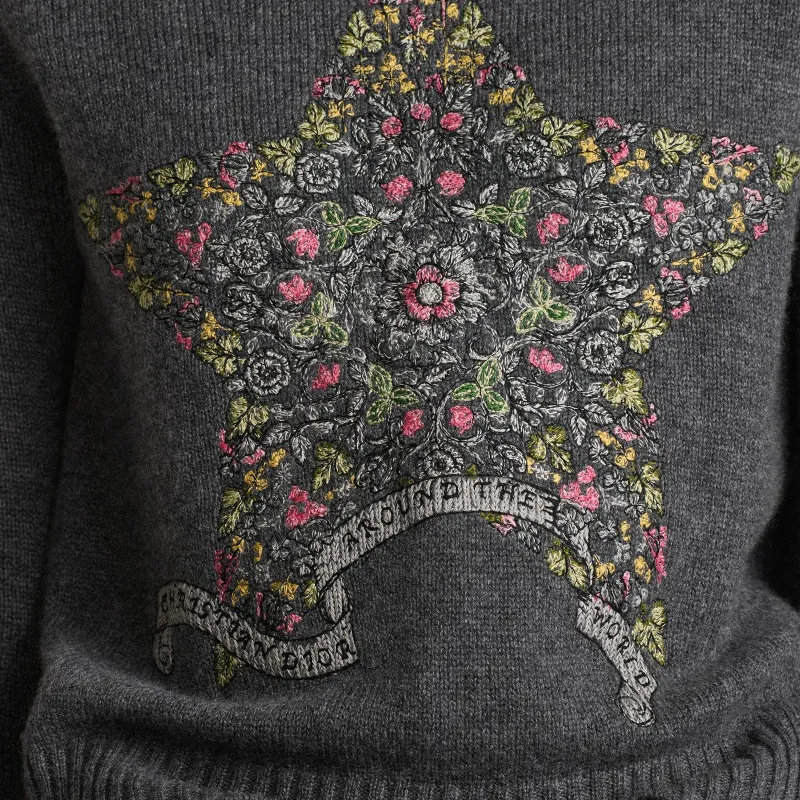 DIOR FW24 Cashmere Sweater Women's Gray-5